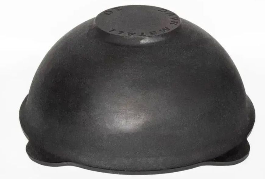 Чавунний узбецький казан Davr Metal 16 л. з кришкою сковородою та алюмінієвою кришкою D16-3KP фото