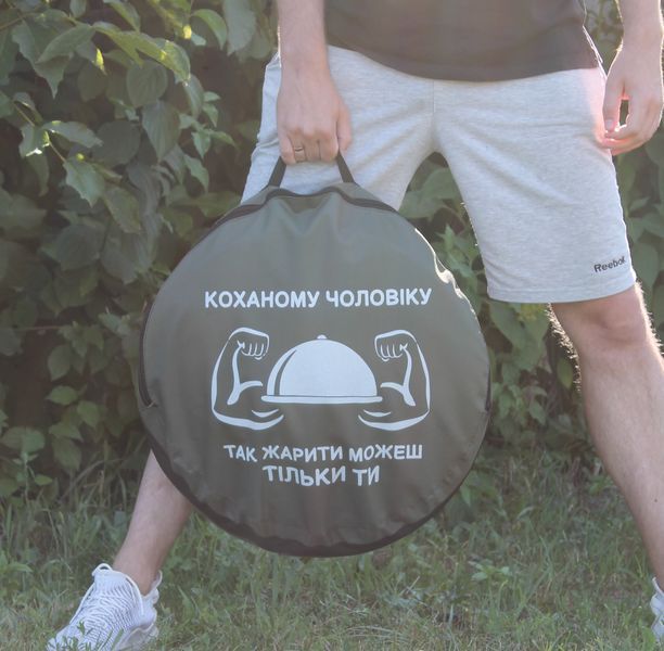 Чохол для сковороди з диска борони 50 см з принтом на вибір (оксфорд) ЧБ-50СП фото