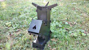 Турбо печь для казана, сковороды из диска и кемпинга (большая) ТБШП фото