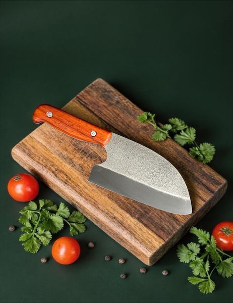 Сербський ніж з сталі Х12МФ &mdash; ідеальний для кухні та обробки продуктів 0030 фото
