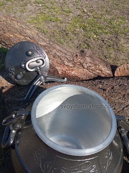 Афганський казан Rashko Baba об`ємом 15 літрів графіт алюміній RB15GR фото