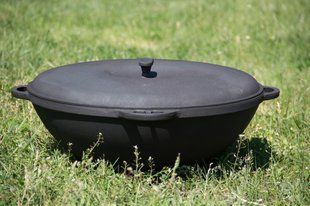 Казан чугунный Ситон 17 л азиатский с чугунной крышкой (Кз17ч) Кз17ч фото